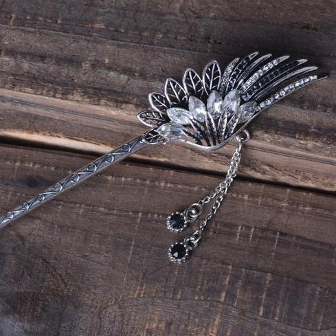 Phoenix Feathers Hair Stick