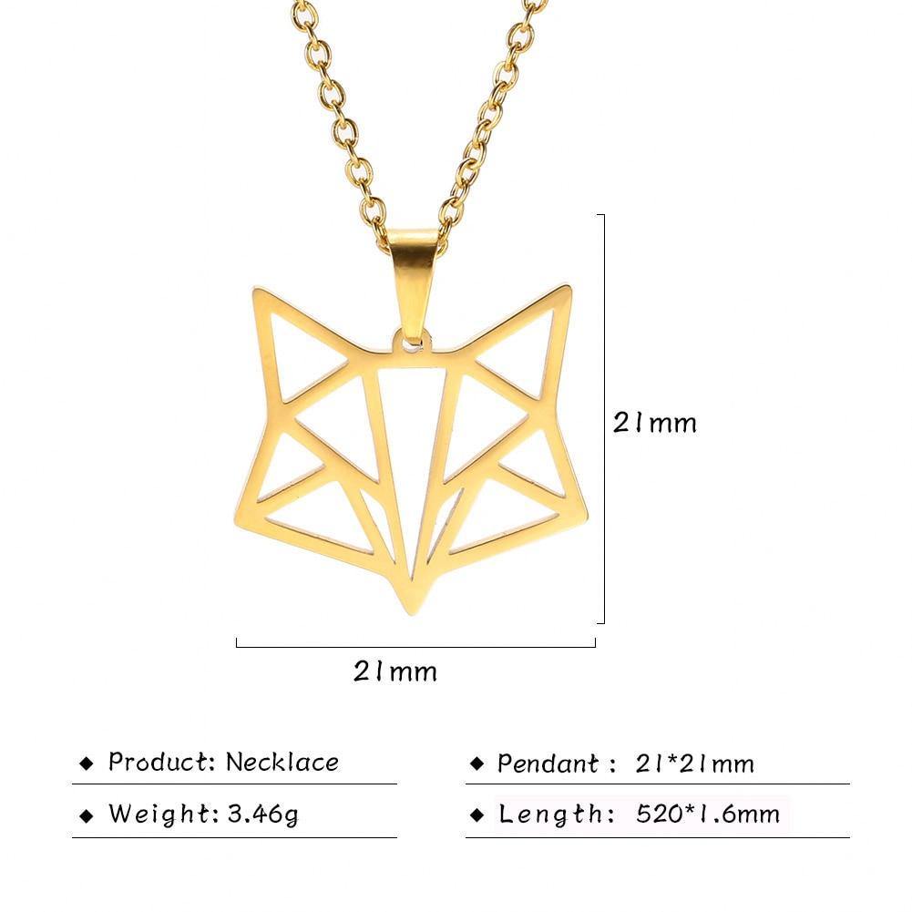 Geometric Fox Ring & Necklace - Wyvern's Hoard