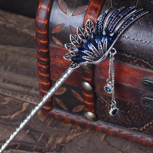 Phoenix Feathers Hair Stick