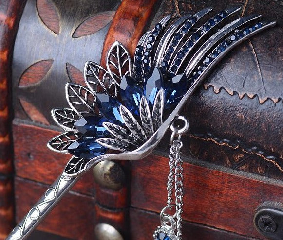 Phoenix Feathers Hair Stick