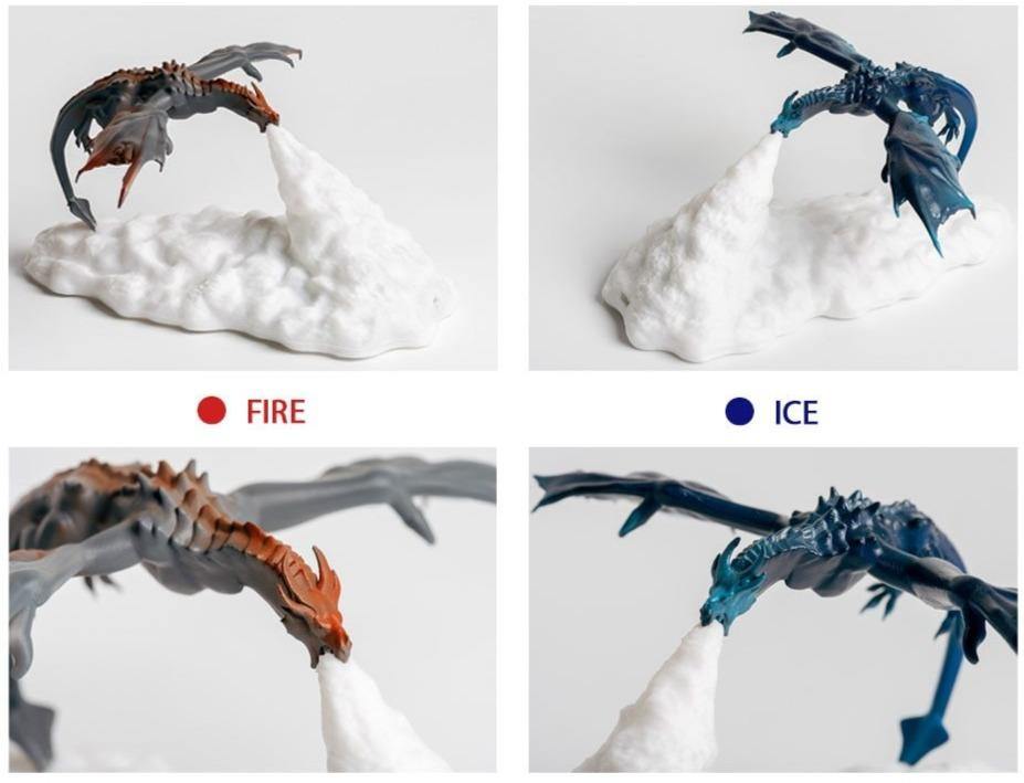 Dragon Fire LED Lamps - Wyvern's Hoard