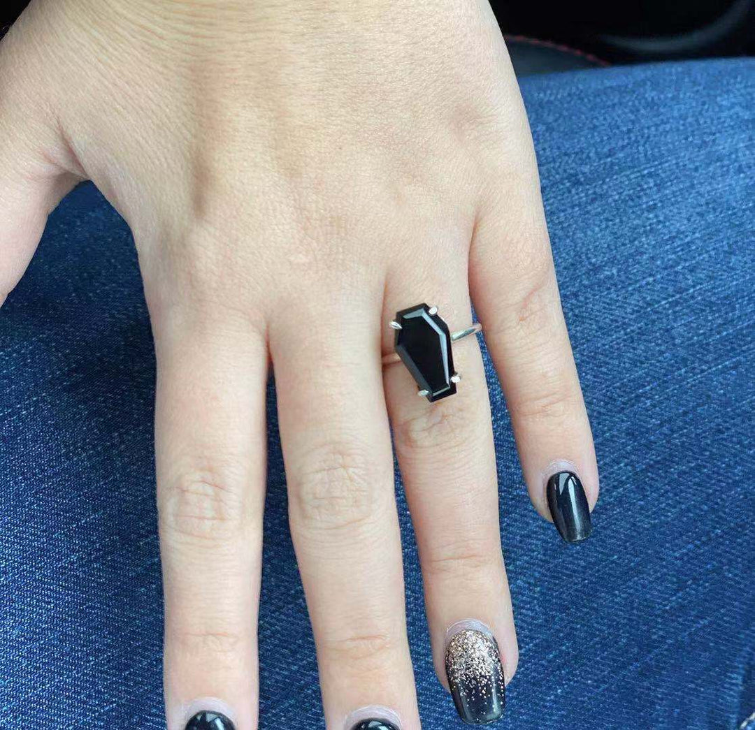 Black Casket Ring