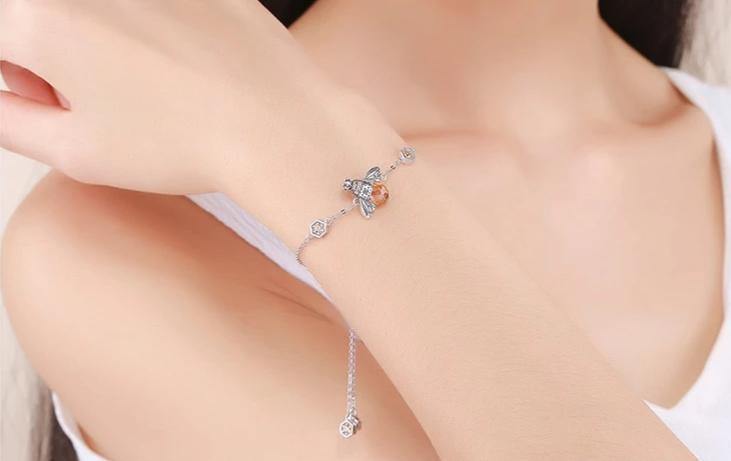 Bumblebee Sterling Silver Jewelry Set - Wyvern's Hoard