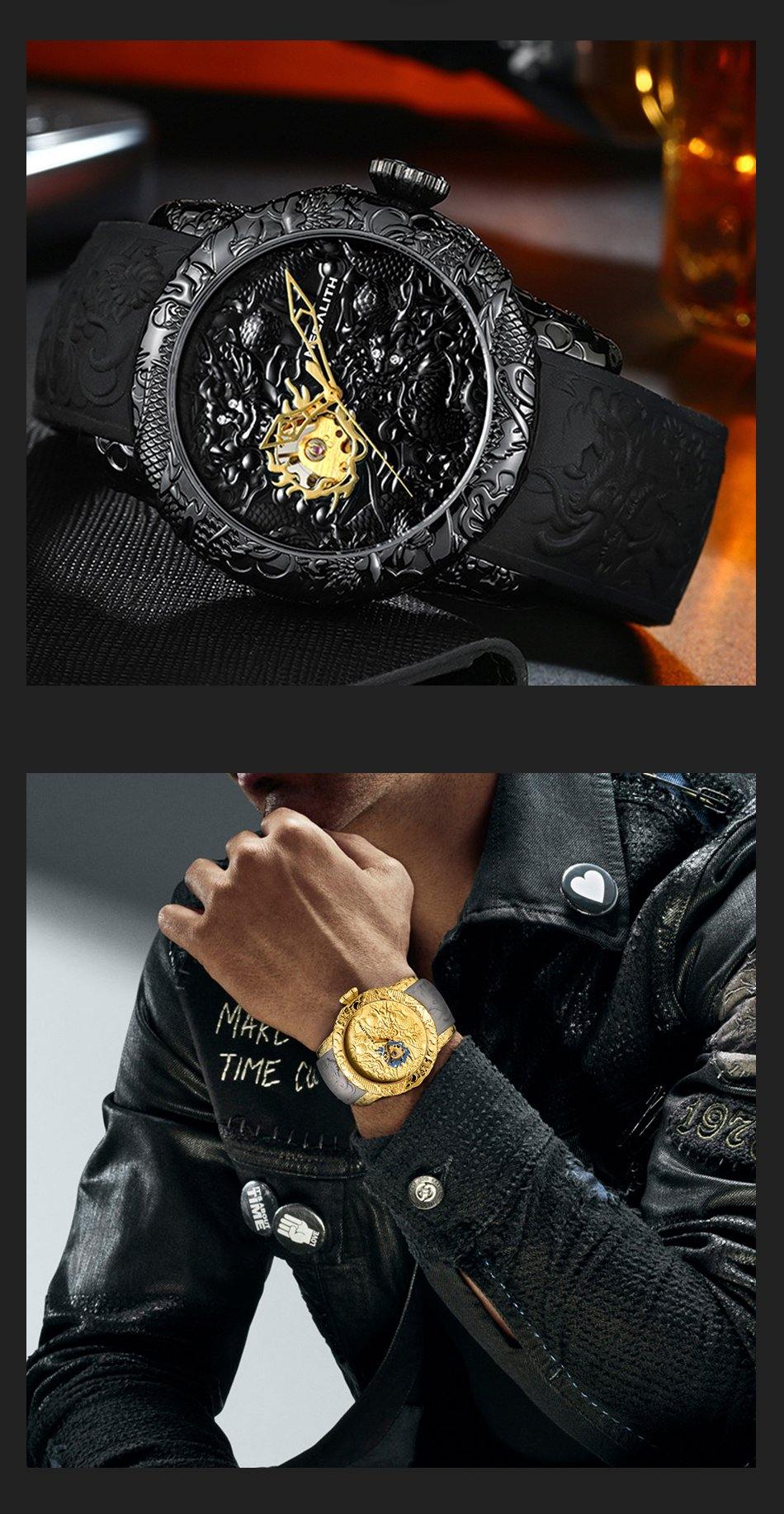 Celestial Dragons Mechanical Watch - Wyvern's Hoard