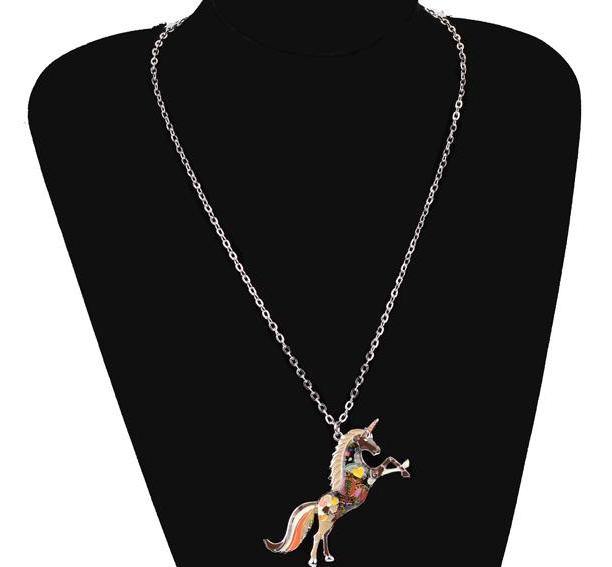 Rainbow Unicorn Necklace - Wyvern's Hoard