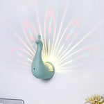 Peacock Projection Lamp - Wyvern's Hoard