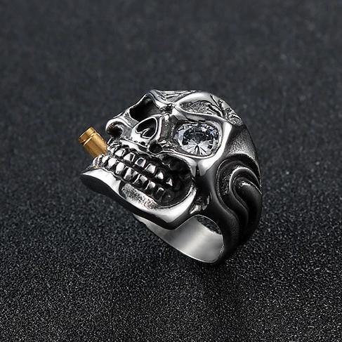 Cigar Skull Ring - Wyvern's Hoard