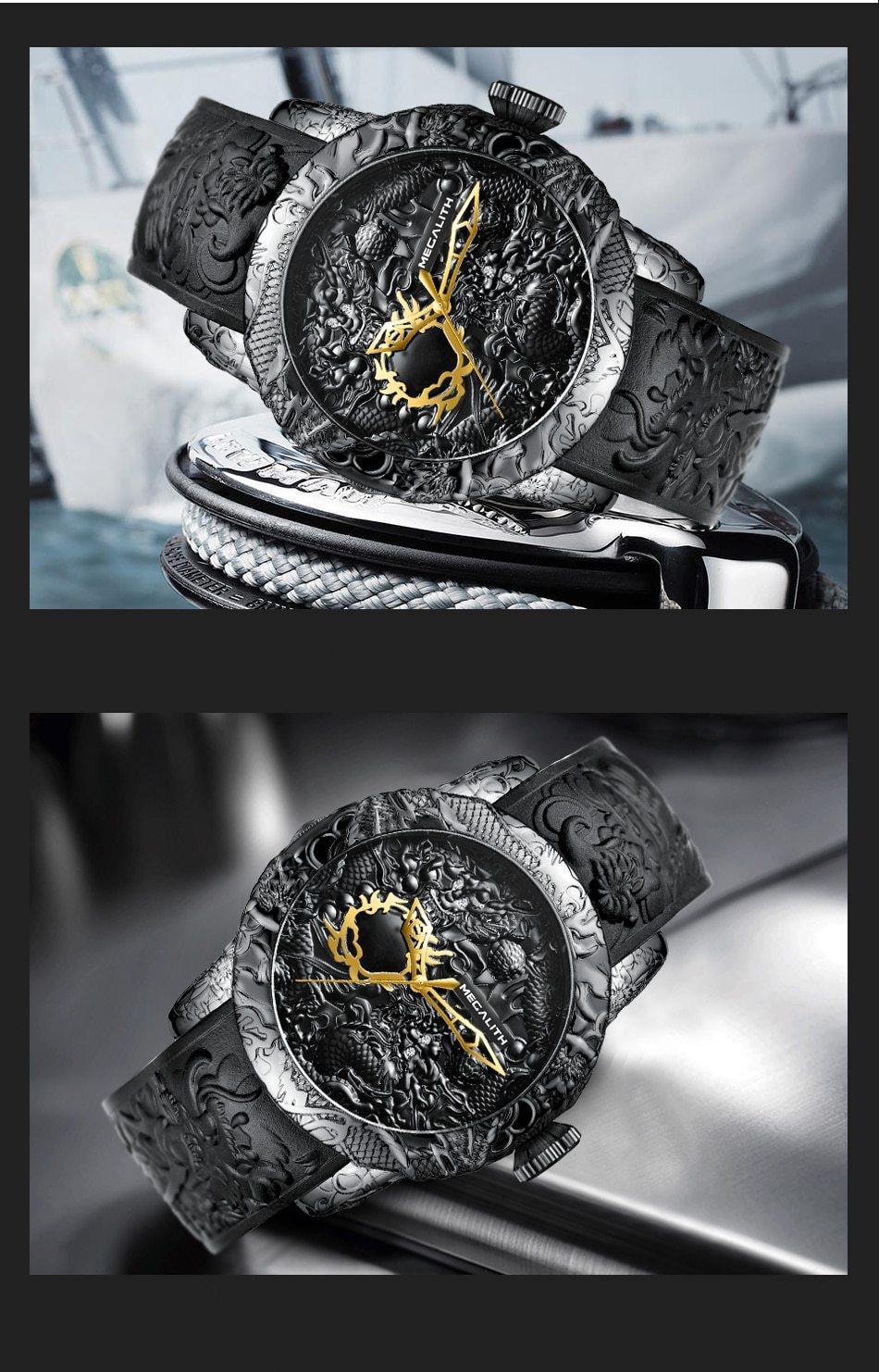 Celestial Dragons Mechanical Watch - Wyvern's Hoard