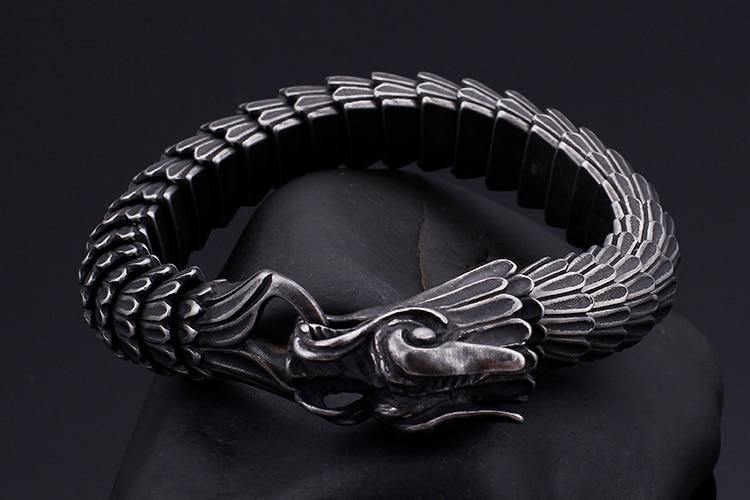 Dragon Ouroboros Bracelet - Wyvern's Hoard