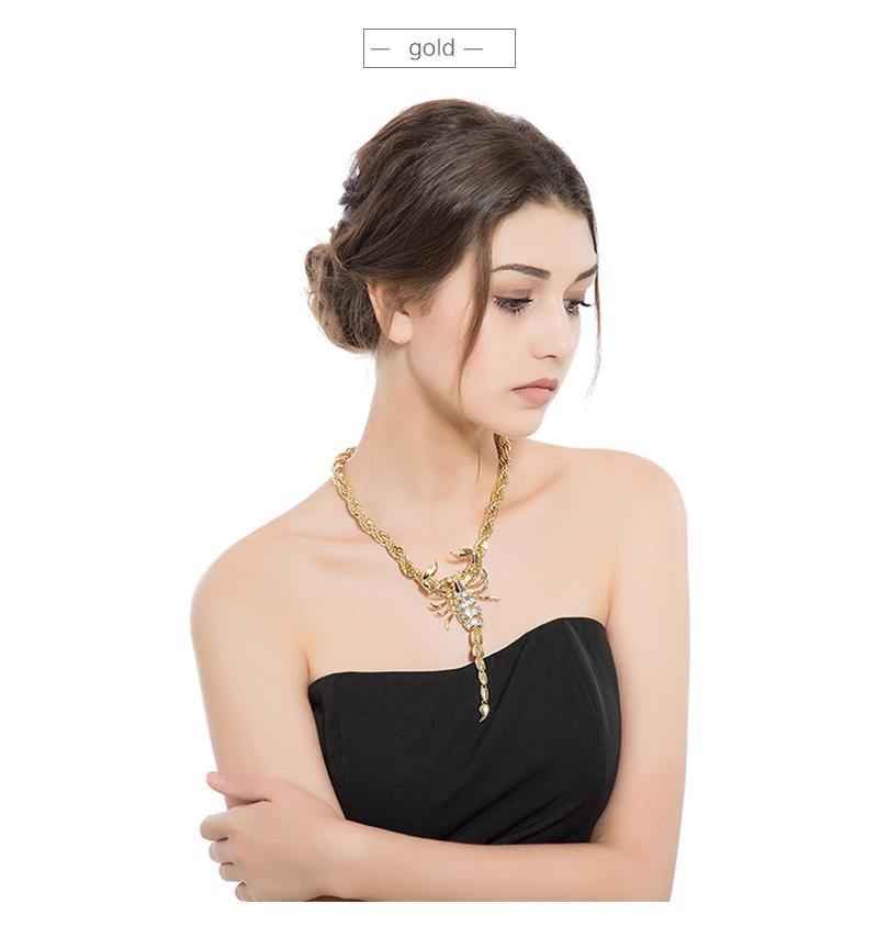 Crystal Scorpion Necklace - Wyvern's Hoard