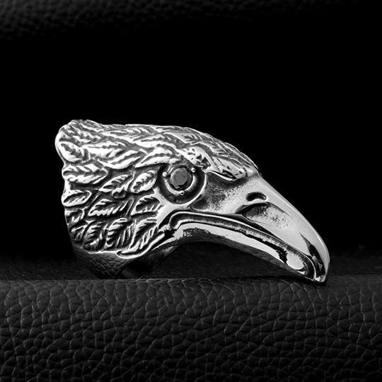 Raven's Head Ring - Wyvern's Hoard