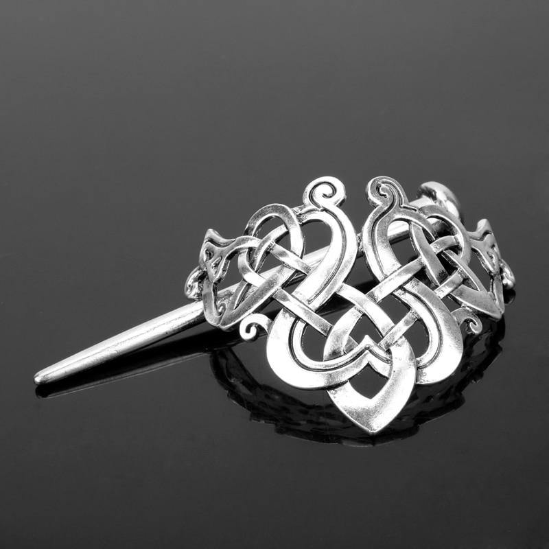 Celtic Knots Hair Stick Barrettes - Wyvern's Hoard