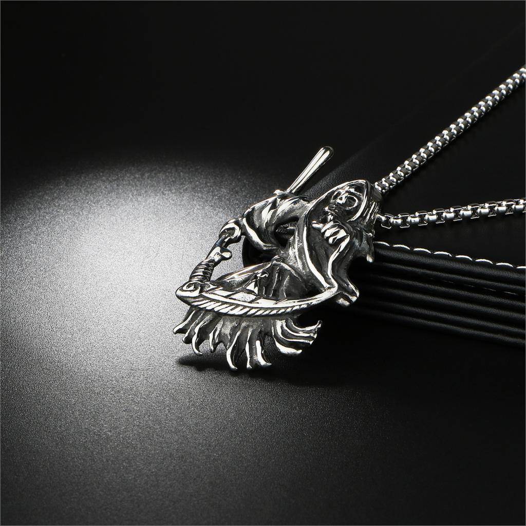 The Grim Reaper Cometh Necklace - Wyvern's Hoard