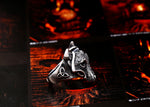 Viking wolf ring