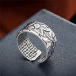 Heart Sutra Lotus Ring - Wyvern's Hoard