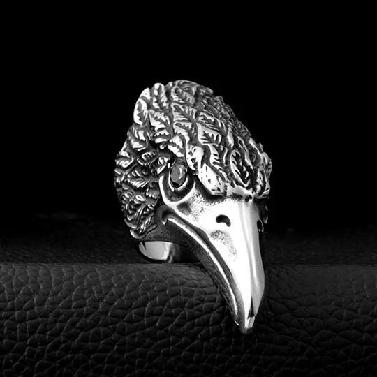 Raven's Head Ring - Wyvern's Hoard