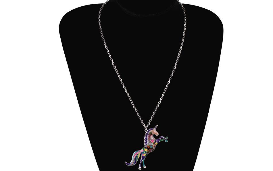Rainbow Unicorn Necklace - Wyvern's Hoard