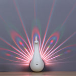 Peacock Projection Lamp - Wyvern's Hoard