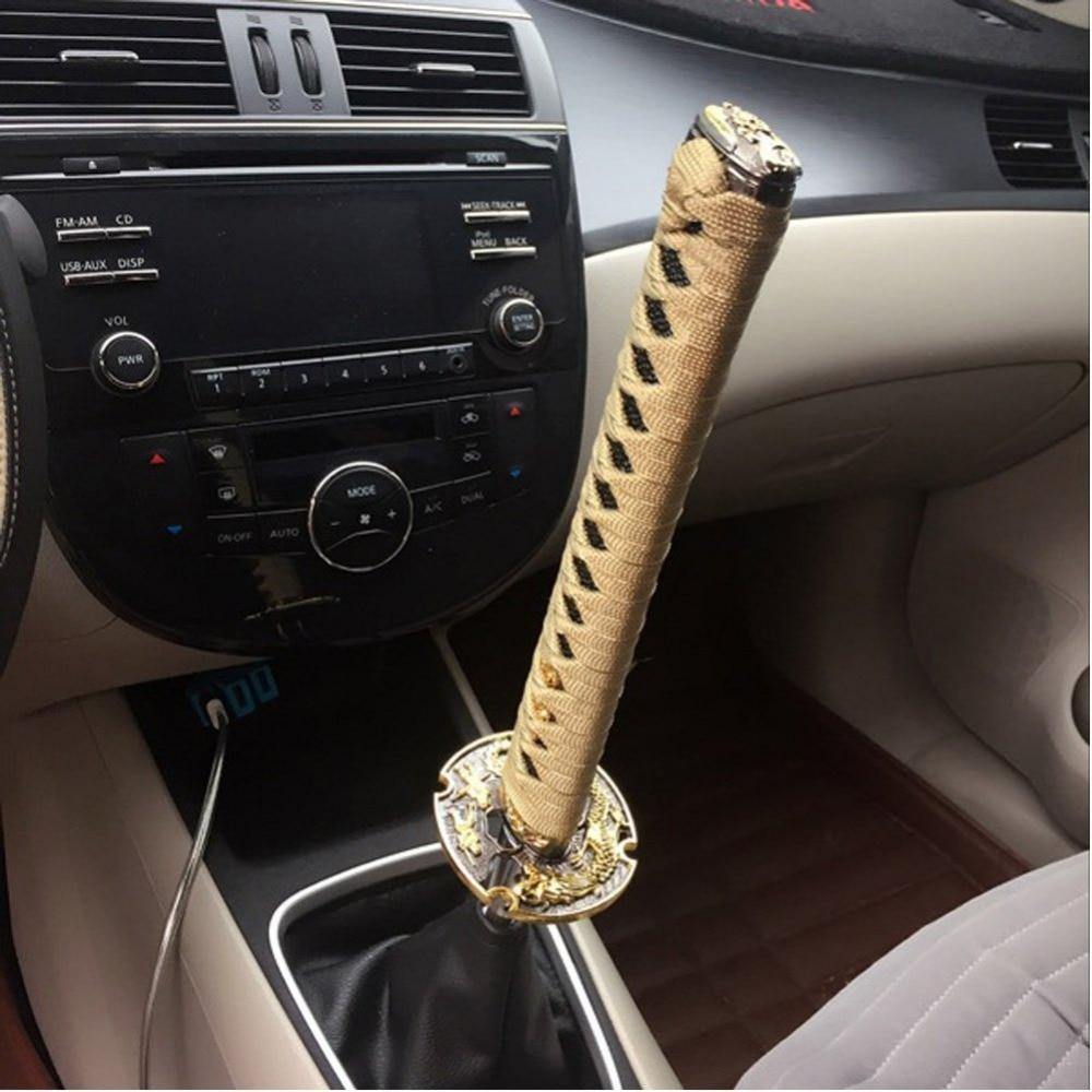 Samurai Dragon Katana Hilt Universal Gear Shift Knob - Wyvern's Hoard