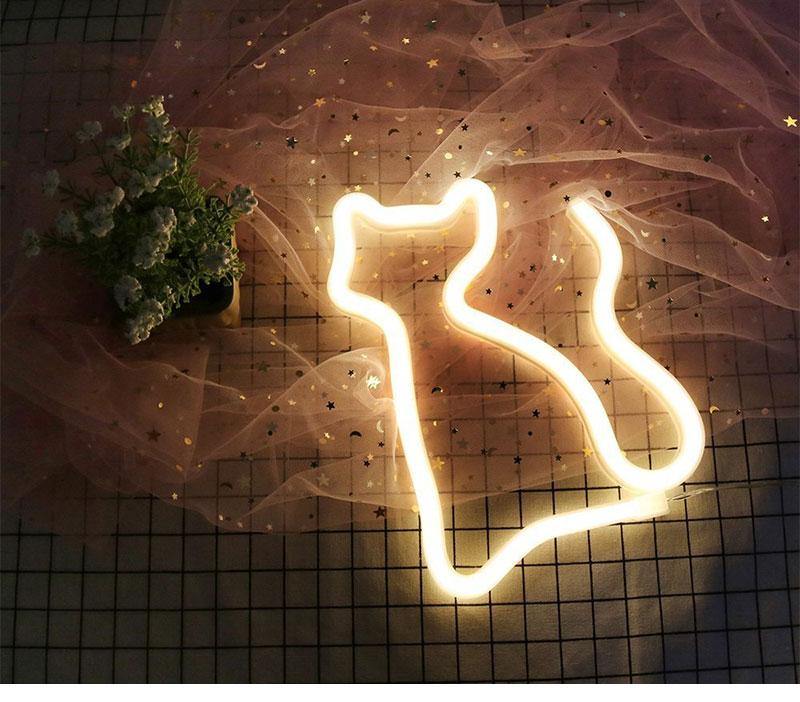 Kitty Kat Neon Light - Wyvern's Hoard