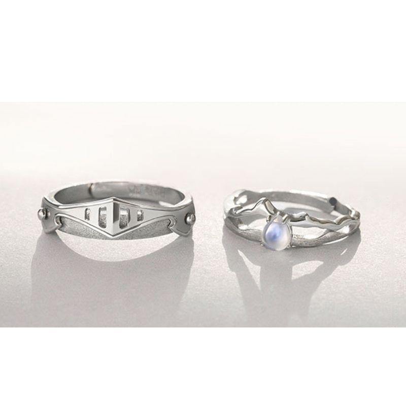 The Princess & Her Knight Couple Rings - Wyvern's Hoard