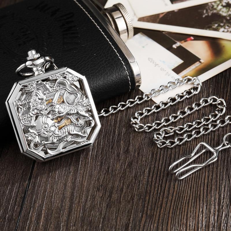 Mystical Kirin Mechanical Pocket Watch - Wyvern's Hoard