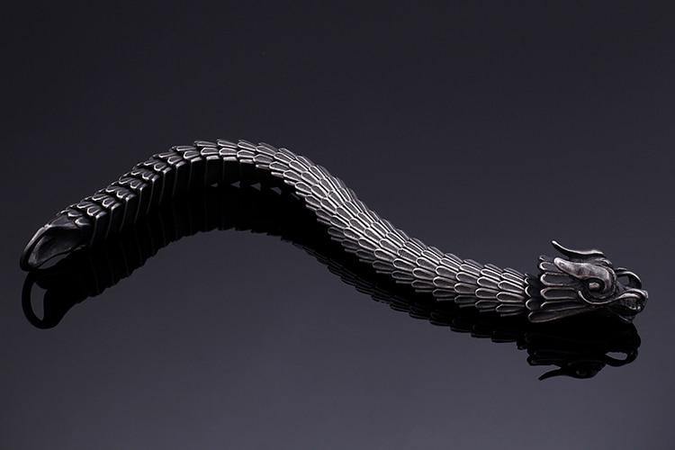 Dragon Ouroboros Bracelet - Wyvern's Hoard