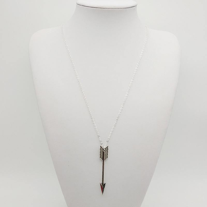 Silver Arrow Necklace - Wyvern's Hoard
