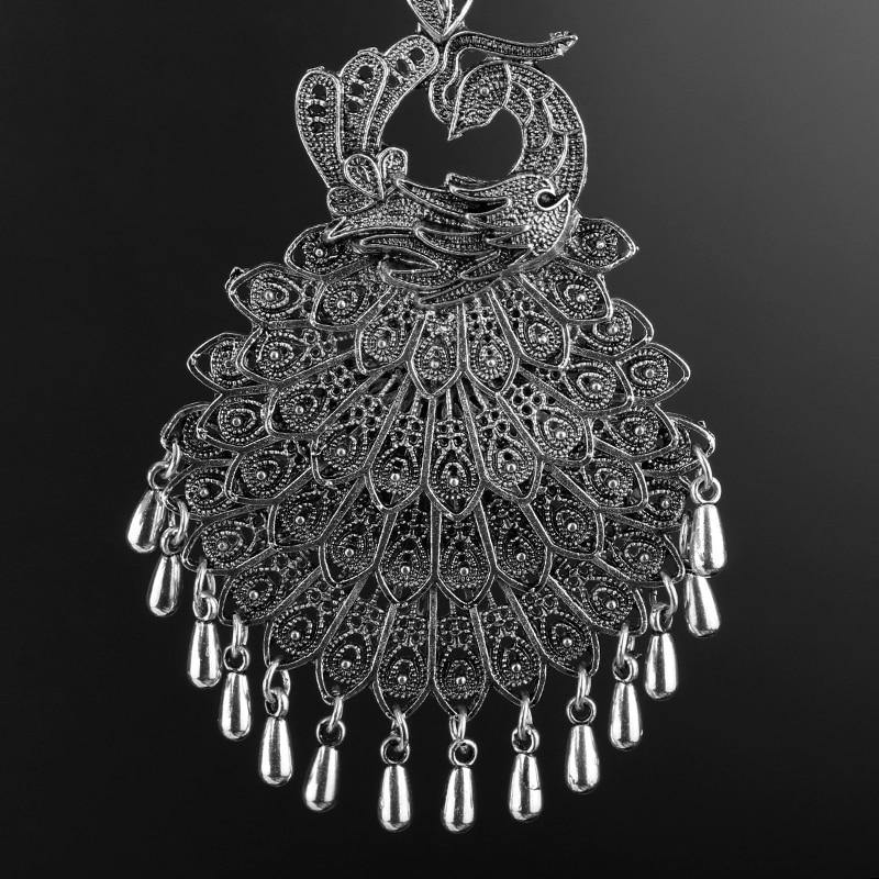 Peacock Hair Stick Barrette - Wyvern's Hoard