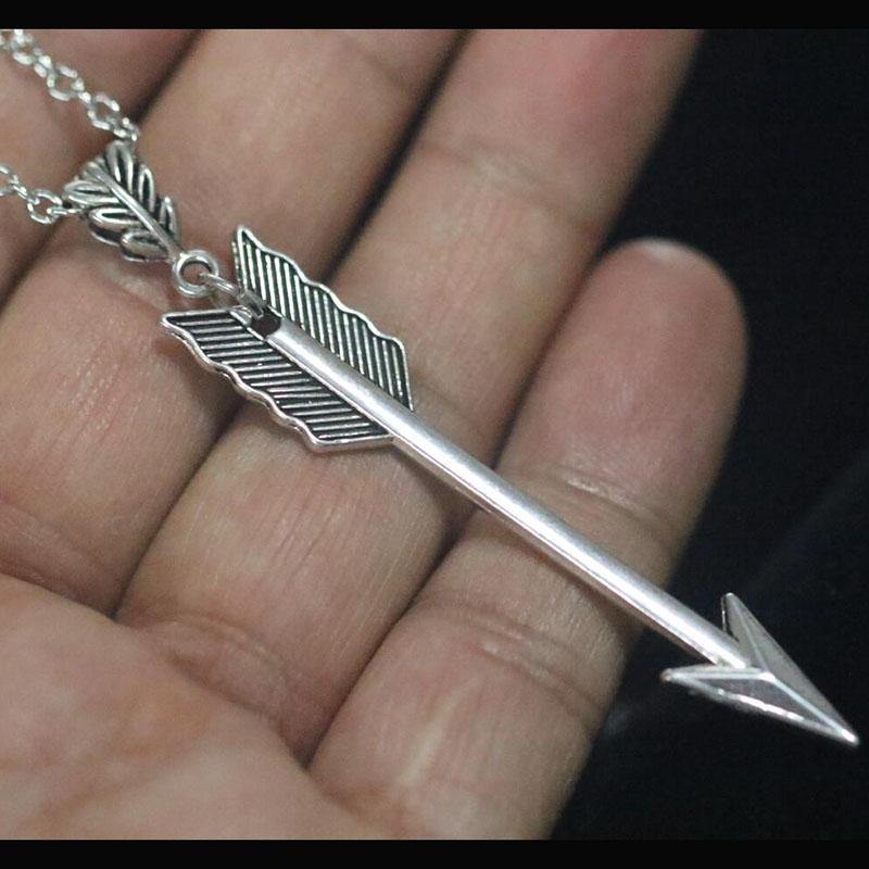 Silver Arrow Necklace - Wyvern's Hoard