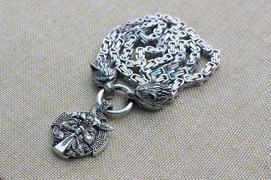 Odin, God of War Necklace - Wyvern's Hoard