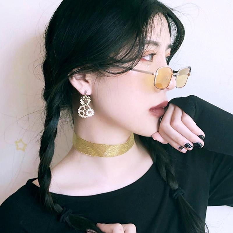 Steampunk Gear Earrings - Wyvern's Hoard