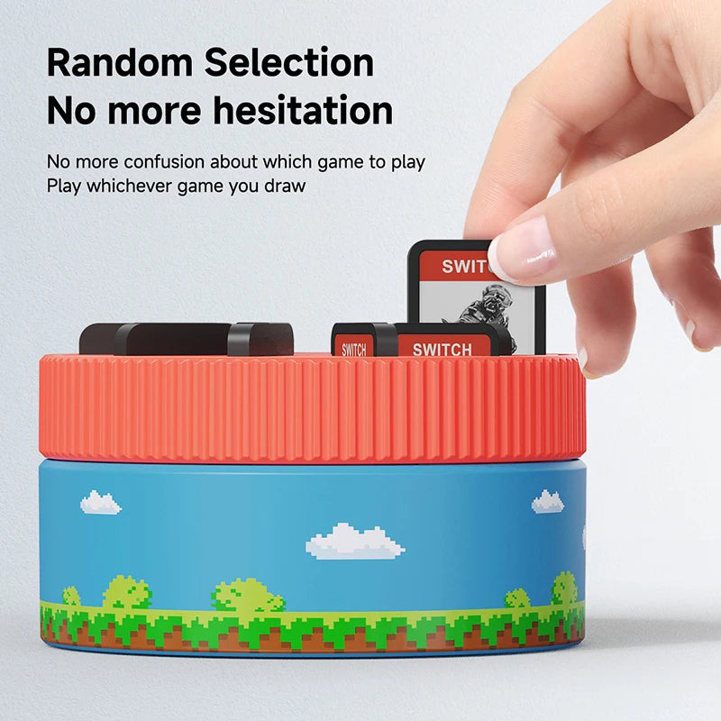 Game Card Rotating Storage Box for Nintendo Switch