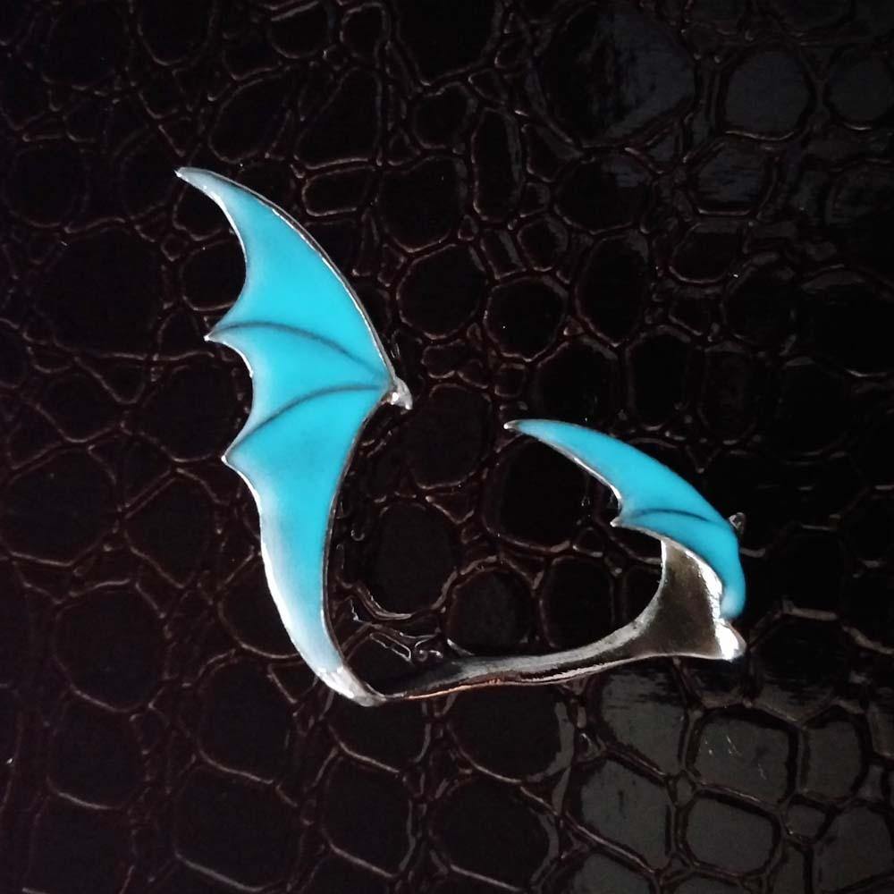 Glow In The Dark Dragon Wing Earring - Wyvern's Hoard