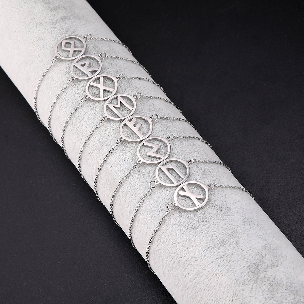 Minimalist Elder Futhark Bracelet