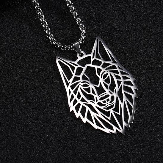Geometric Wolf Necklaces - Wyvern's Hoard