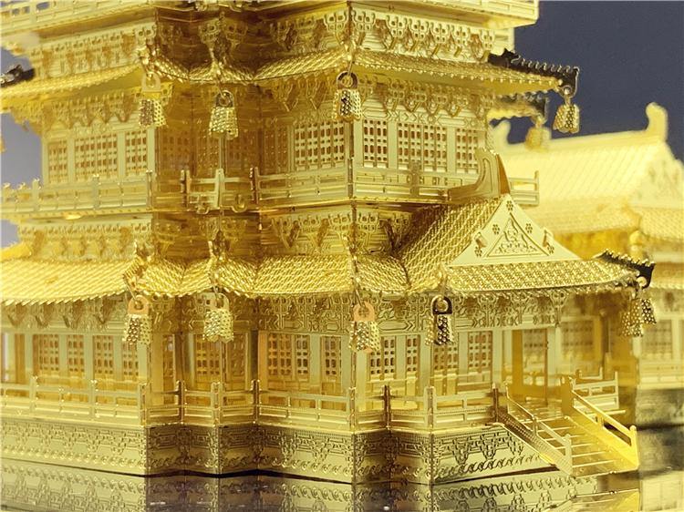 Yuejiang Tower Metal 3D Puzzle - Wyvern's Hoard