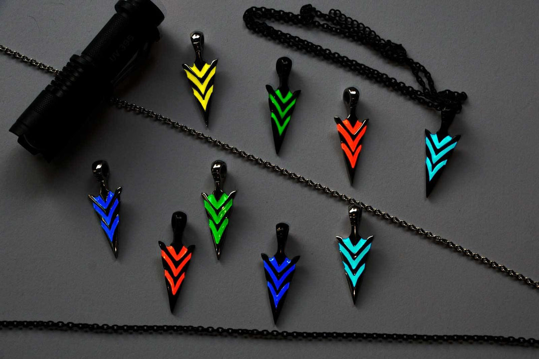 Exclusive Glow In The Dark Arrowhead Necklaces - Wyvern's Hoard