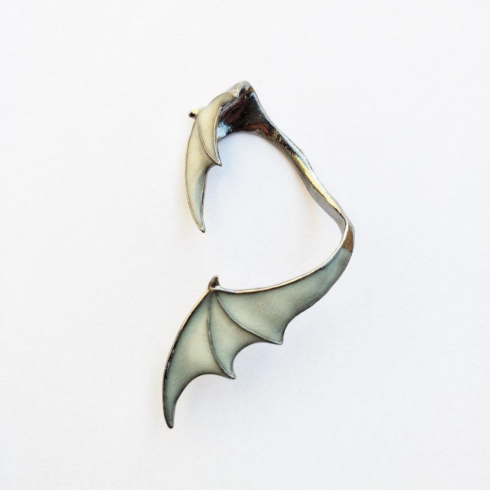 Glow In The Dark Dragon Wing Earring - Wyvern's Hoard