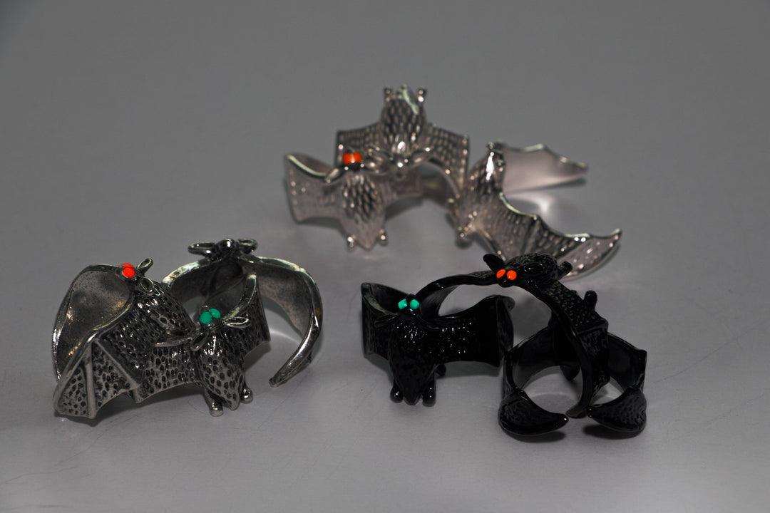 Glow in the Dark Flying Bat Ring - Wyvern's Hoard