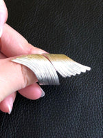 Folding Angel Wings Resizeable Ring - Wyvern's Hoard