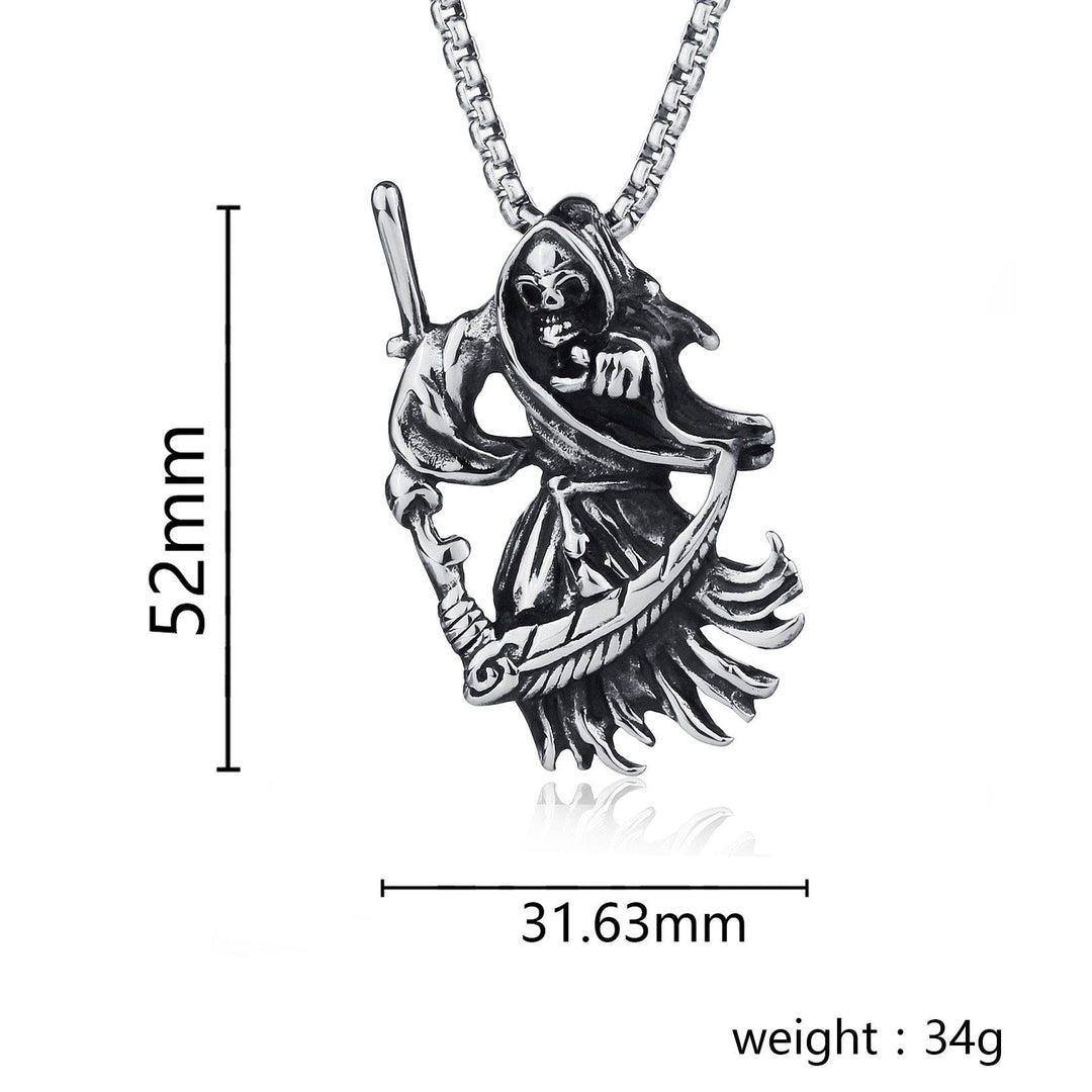 The Grim Reaper Cometh Necklace - Wyvern's Hoard