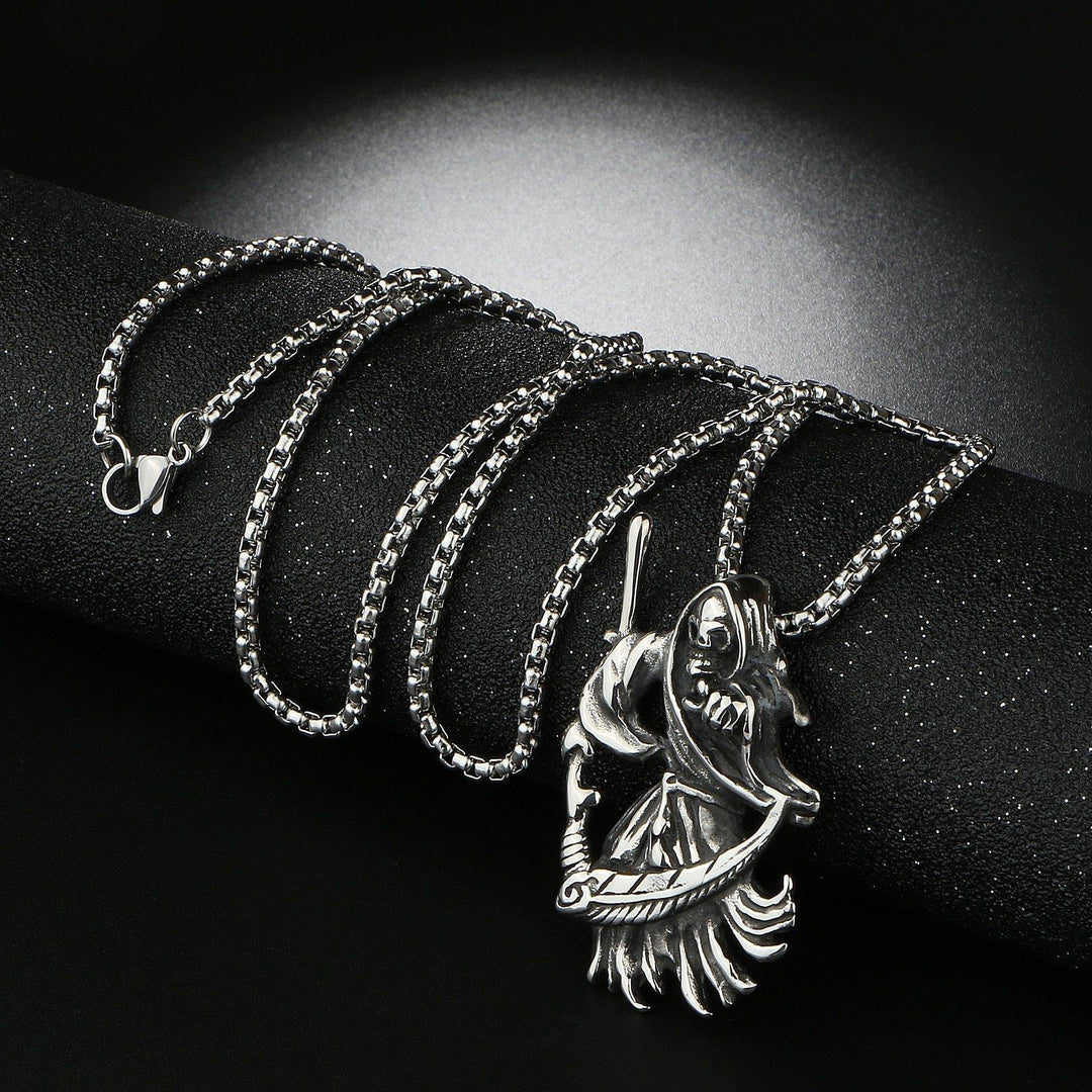 The Grim Reaper Cometh Necklace - Wyvern's Hoard