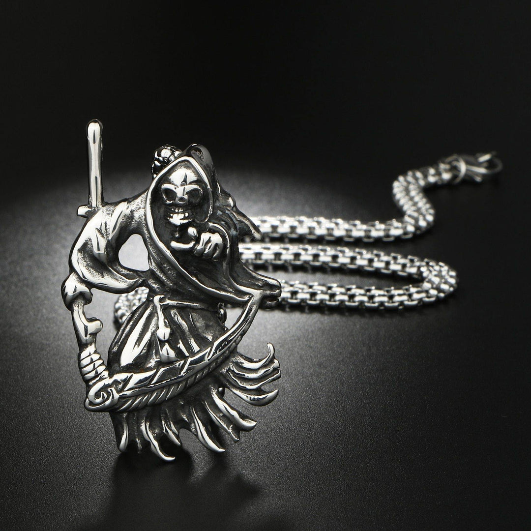 The Grim Reaper Cometh Necklace - Wyvern's Hoard