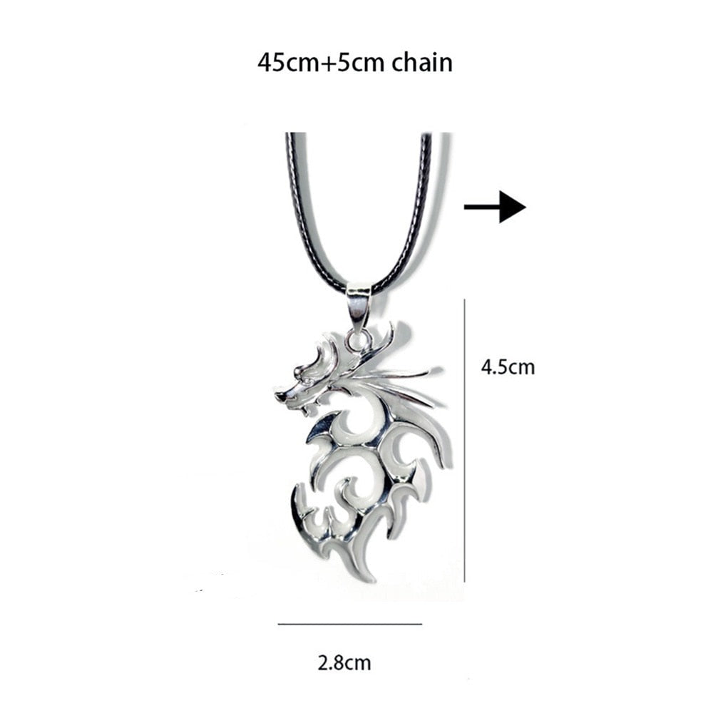 Glow In The Dark Dragon Sigil Necklace