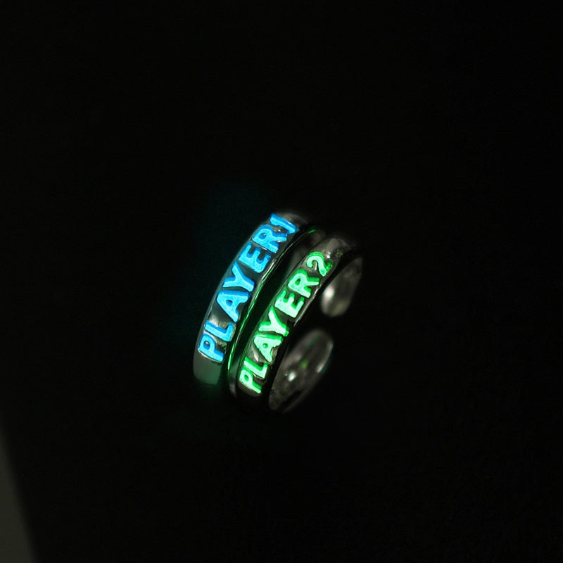 Glow In The Dark Co-Op Adjustable Rings