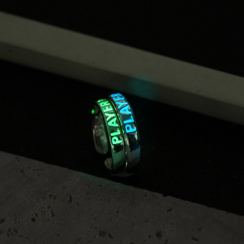Glow In The Dark Co-Op Adjustable Rings
