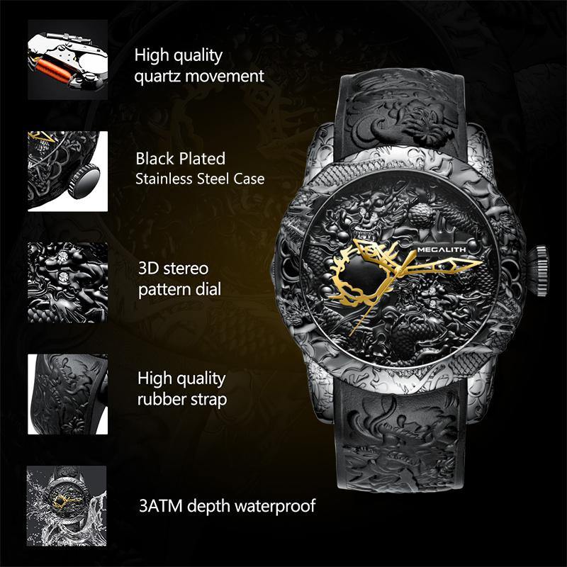 Celestial Dragons Mechanical Watch - Wyvern's Hoard