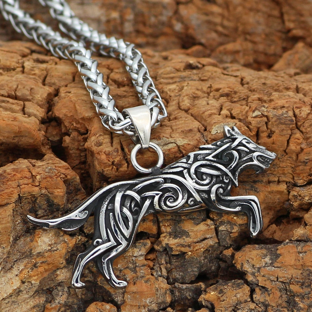 Wolf Spirit Totem Necklace