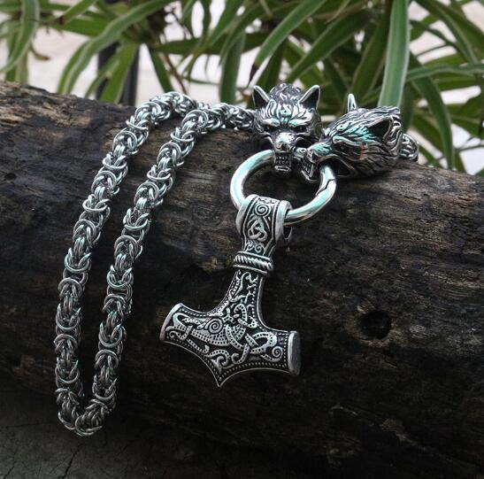 Mjölnir Spirit Animal Necklace - Wyvern's Hoard